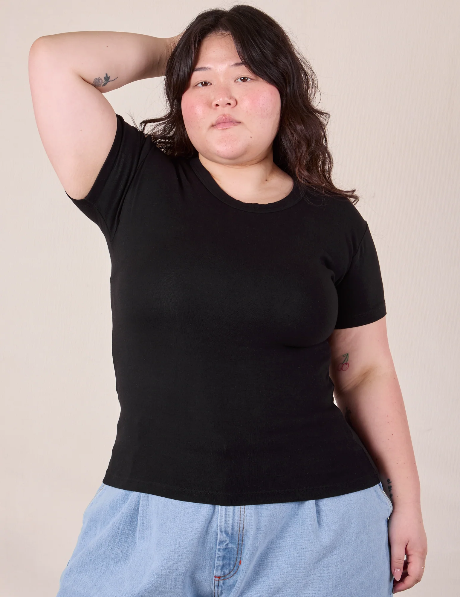 Baby Tee - Basic Black - Image 10
