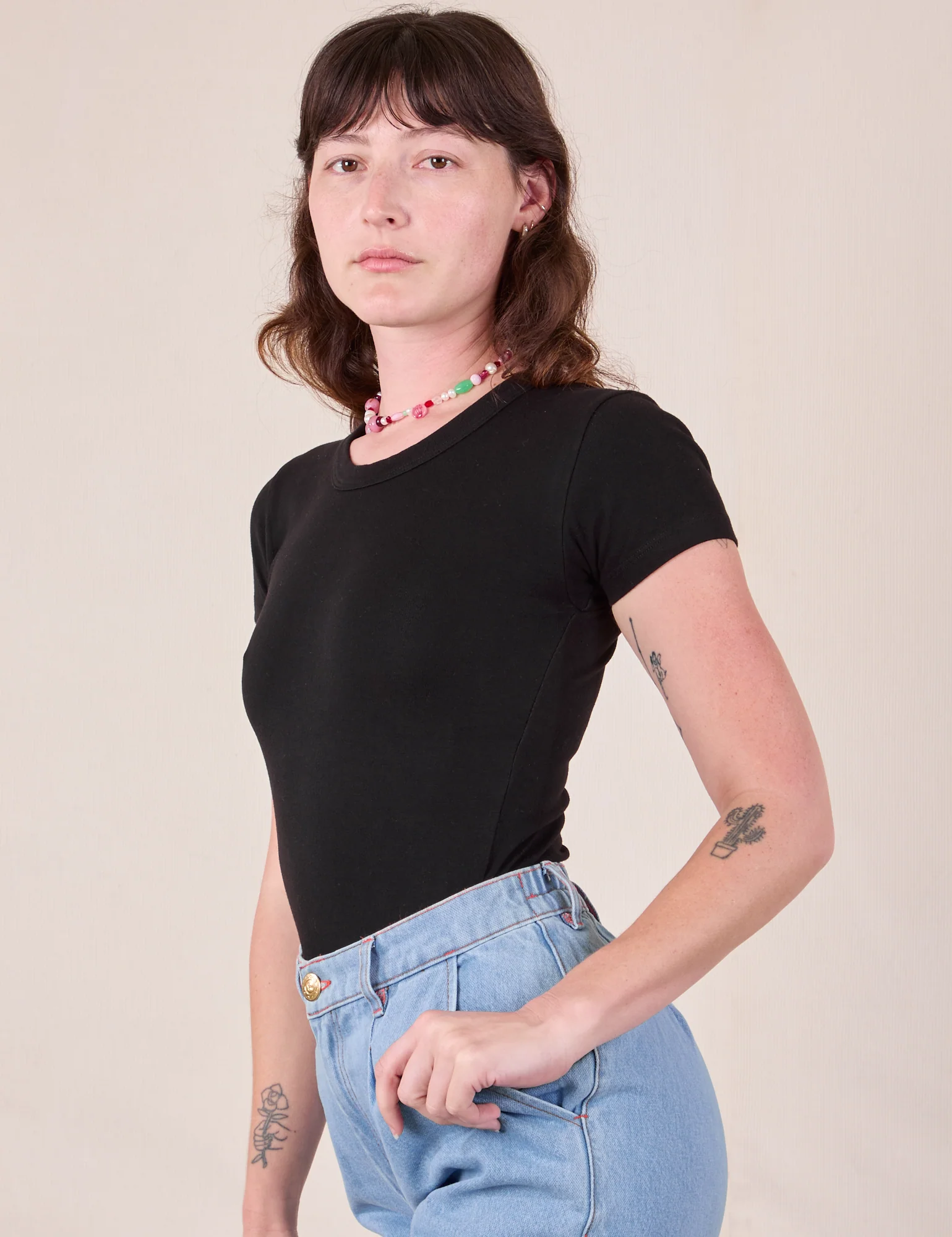 Baby Tee - Basic Black - Image 7