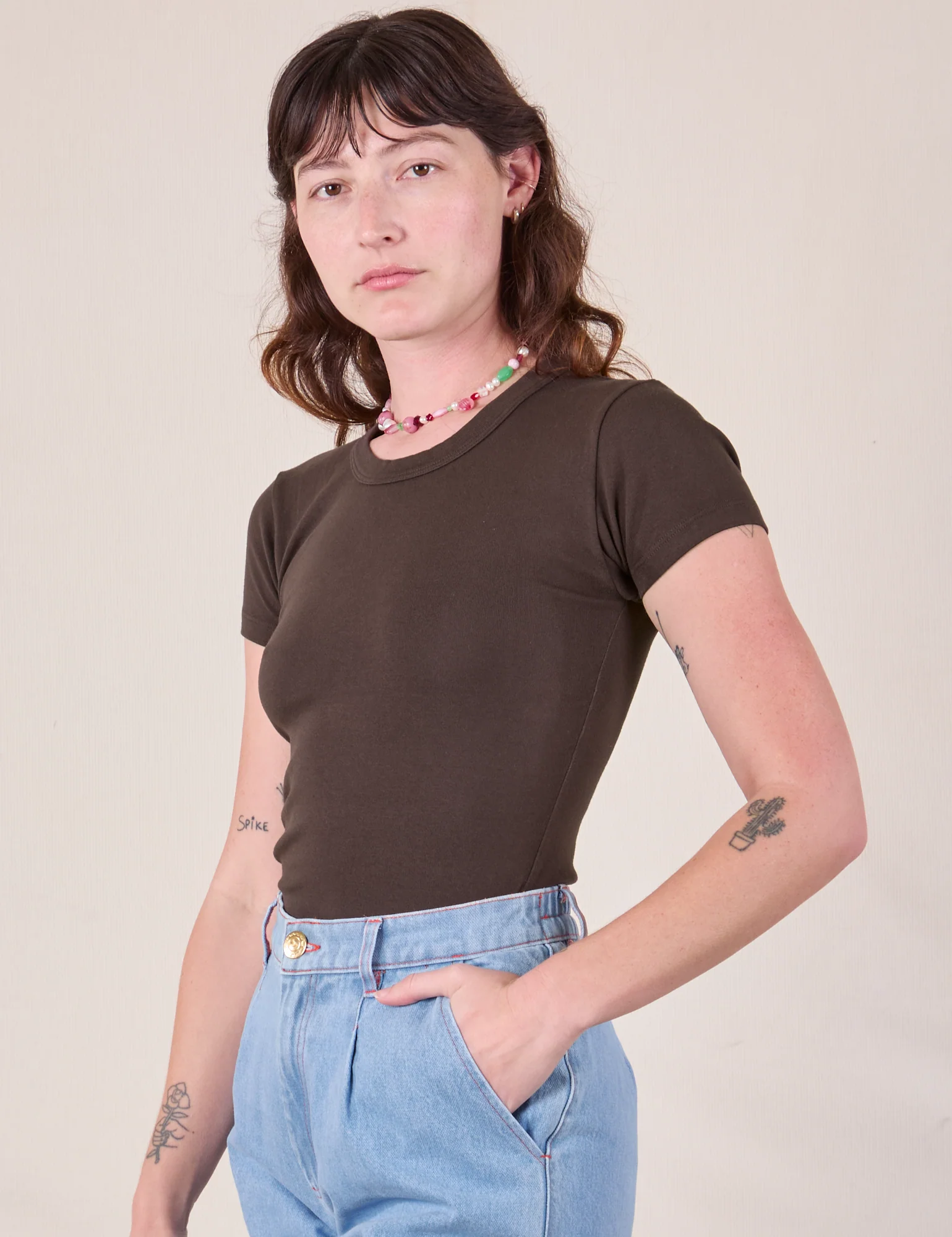 Baby Tee - Espresso Brown - Image 8