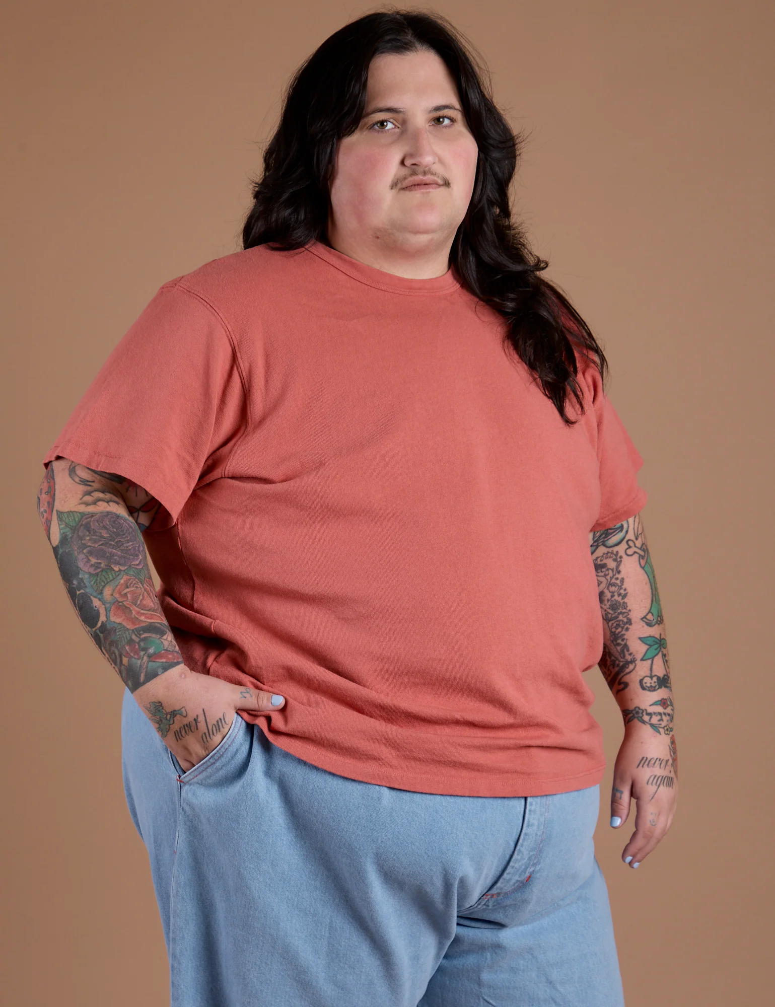 Burly Tee - Raspberry Sorbet - Image 19