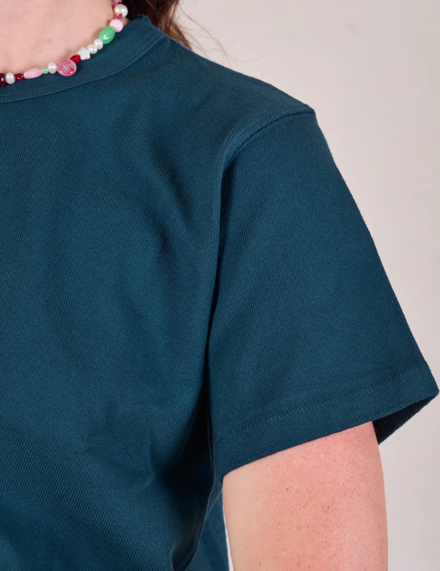 Cropped Burly Tee - Lagoon - Image 4