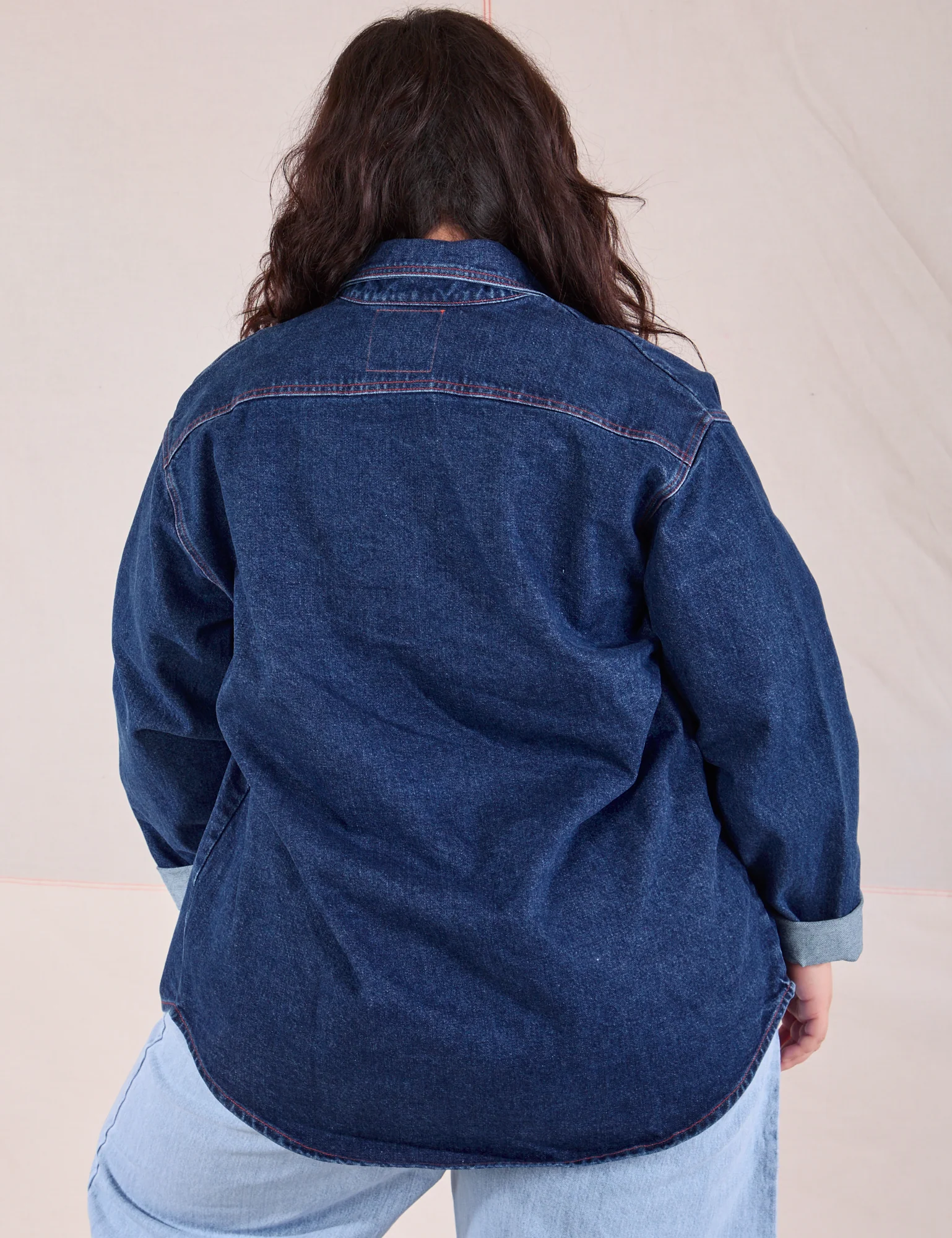 Denim Overshirt - Dark Wash - Image 21