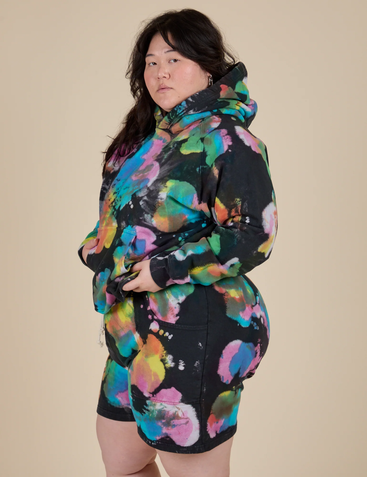 Heavyweight Oversized Hoodie - Rainbow Magic Waters - Image 11