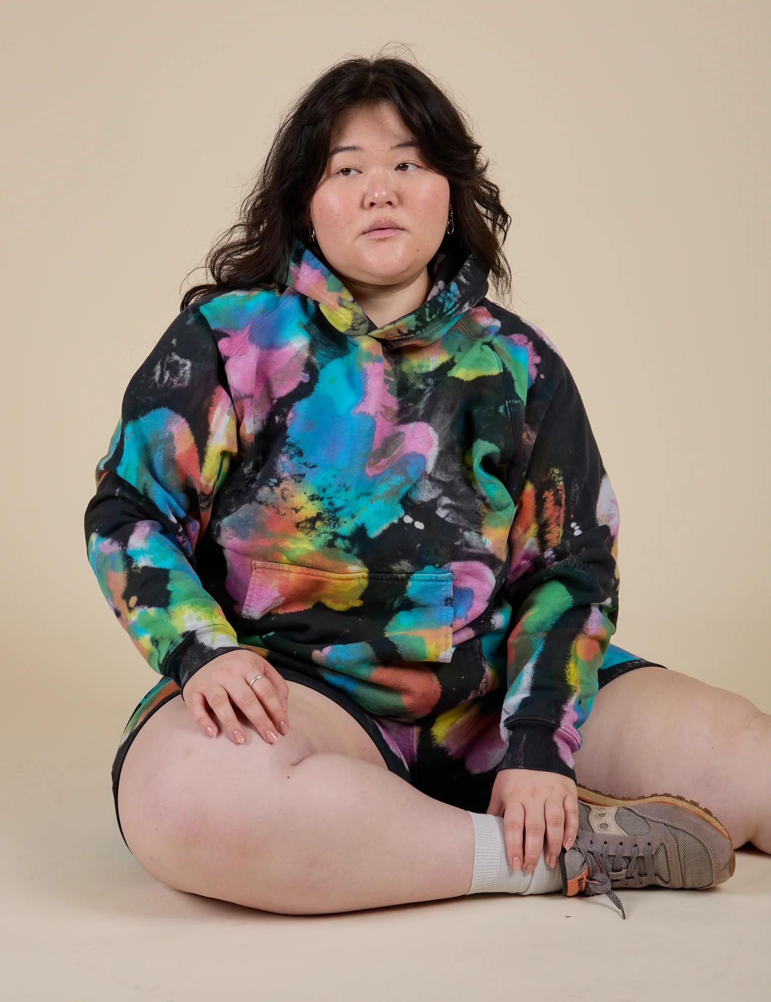 Heavyweight Oversized Hoodie - Rainbow Magic Waters - Image 14