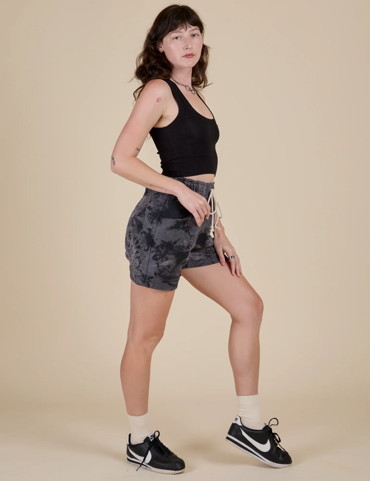Heavyweight Sweat Shorts - Black Magic Waters - Image 20