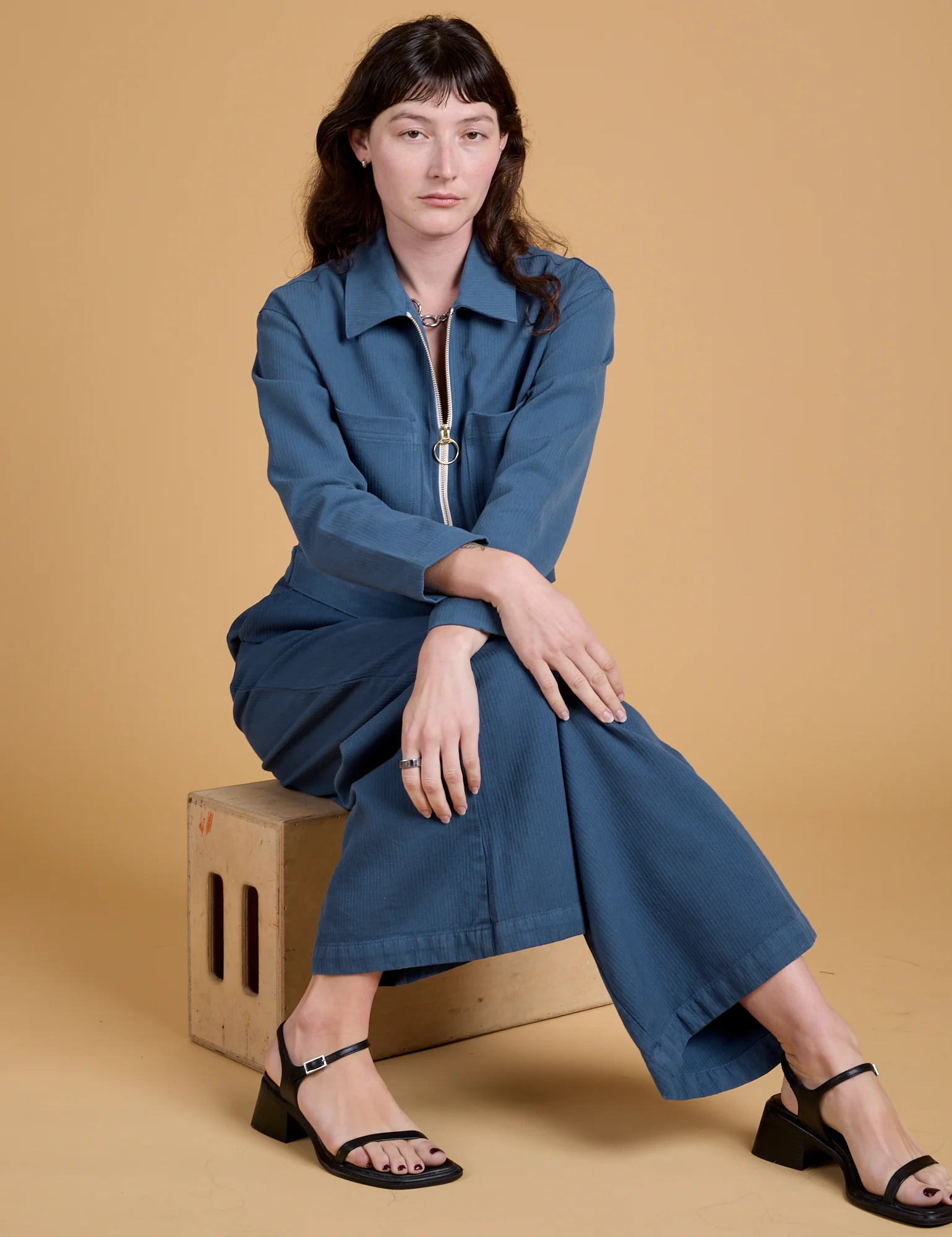 Heritage Mechanic Jacket - French Blue *FINAL SALE* - Image 9