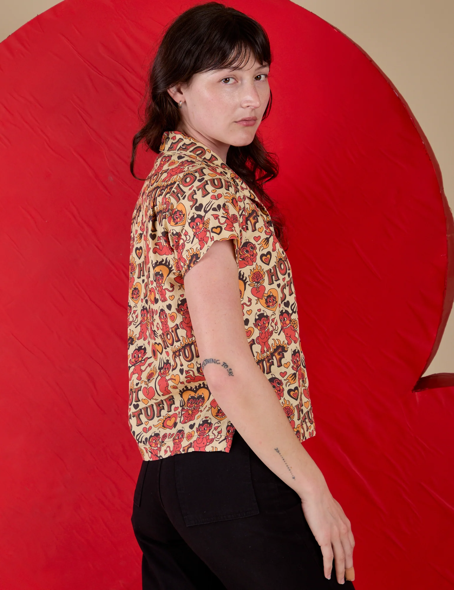 Hot Stuff Print Pantry Button-Up - Image 27