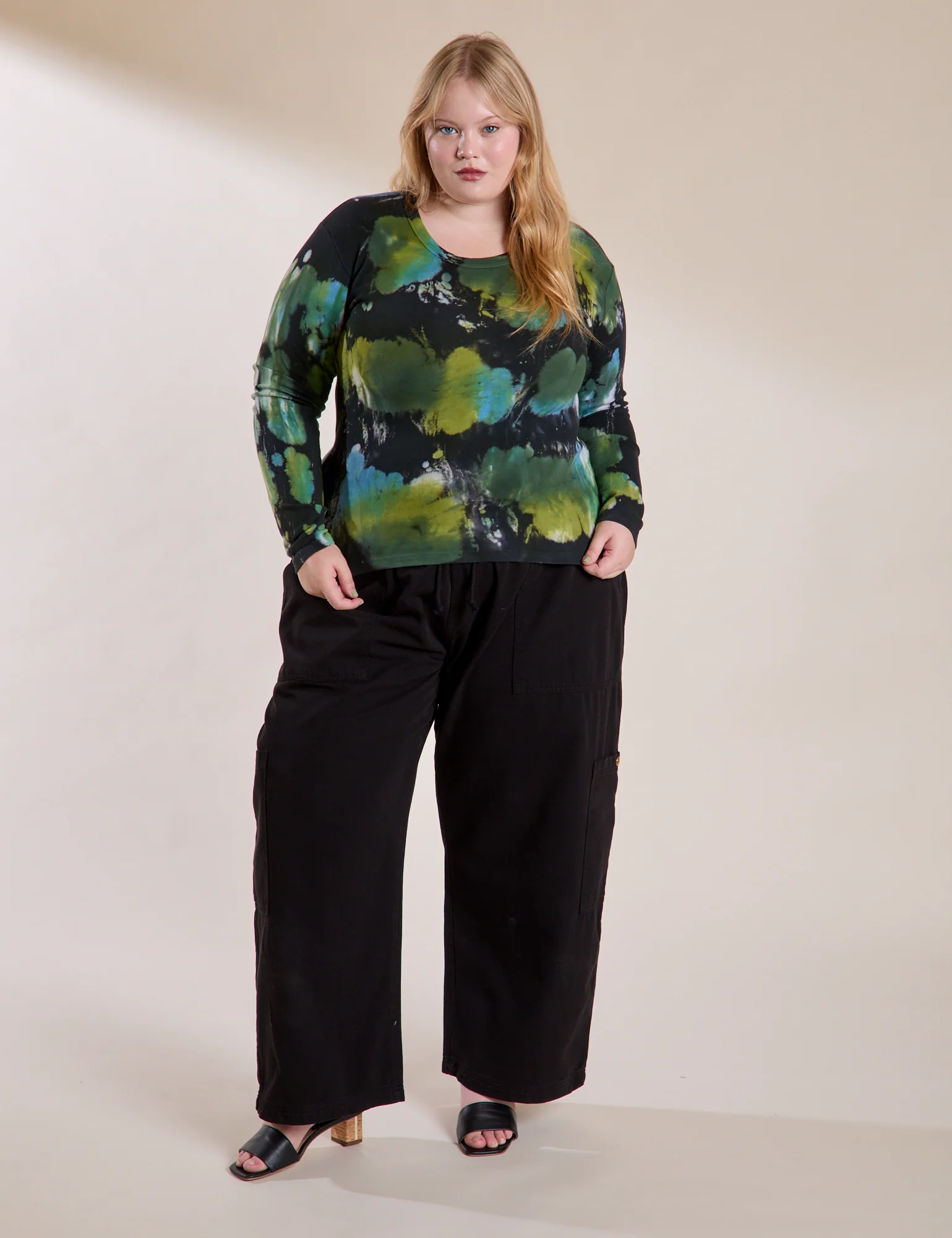 Long Sleeve Baby Tee - Green Pool - Image 27