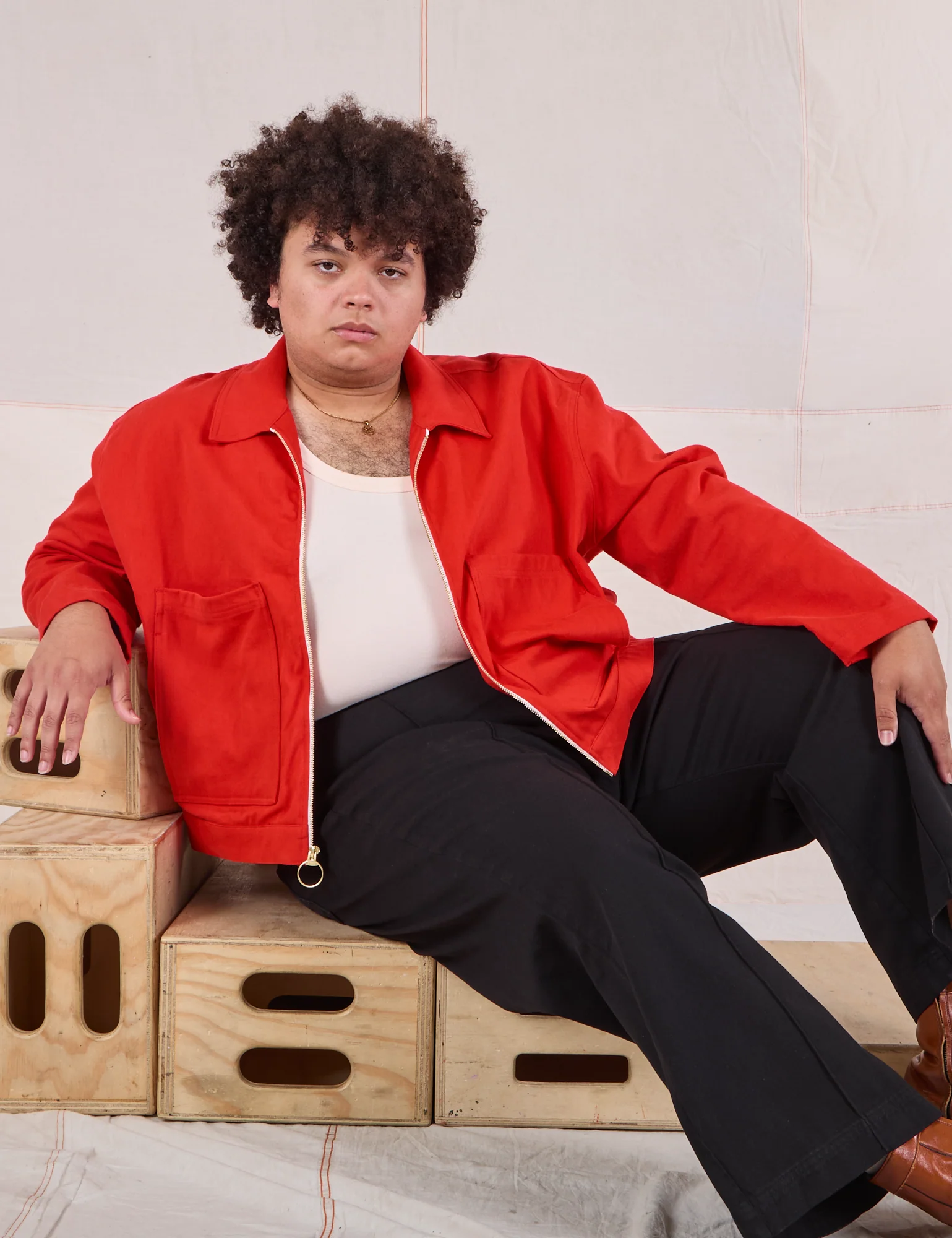 Mechanic Jacket - Mustang Red *FINAL SALE* - Image 16