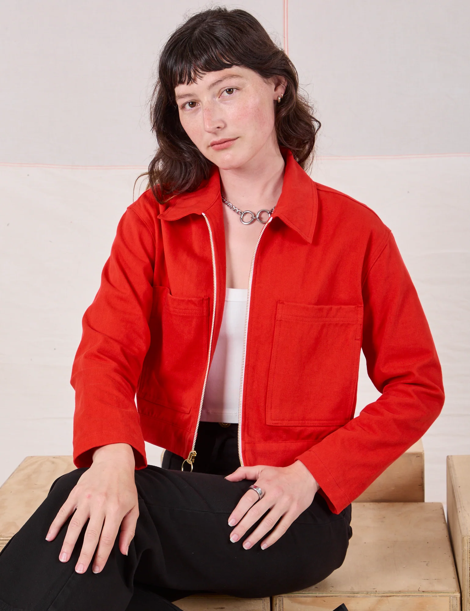 Mechanic Jacket - Mustang Red *FINAL SALE* - Image 3