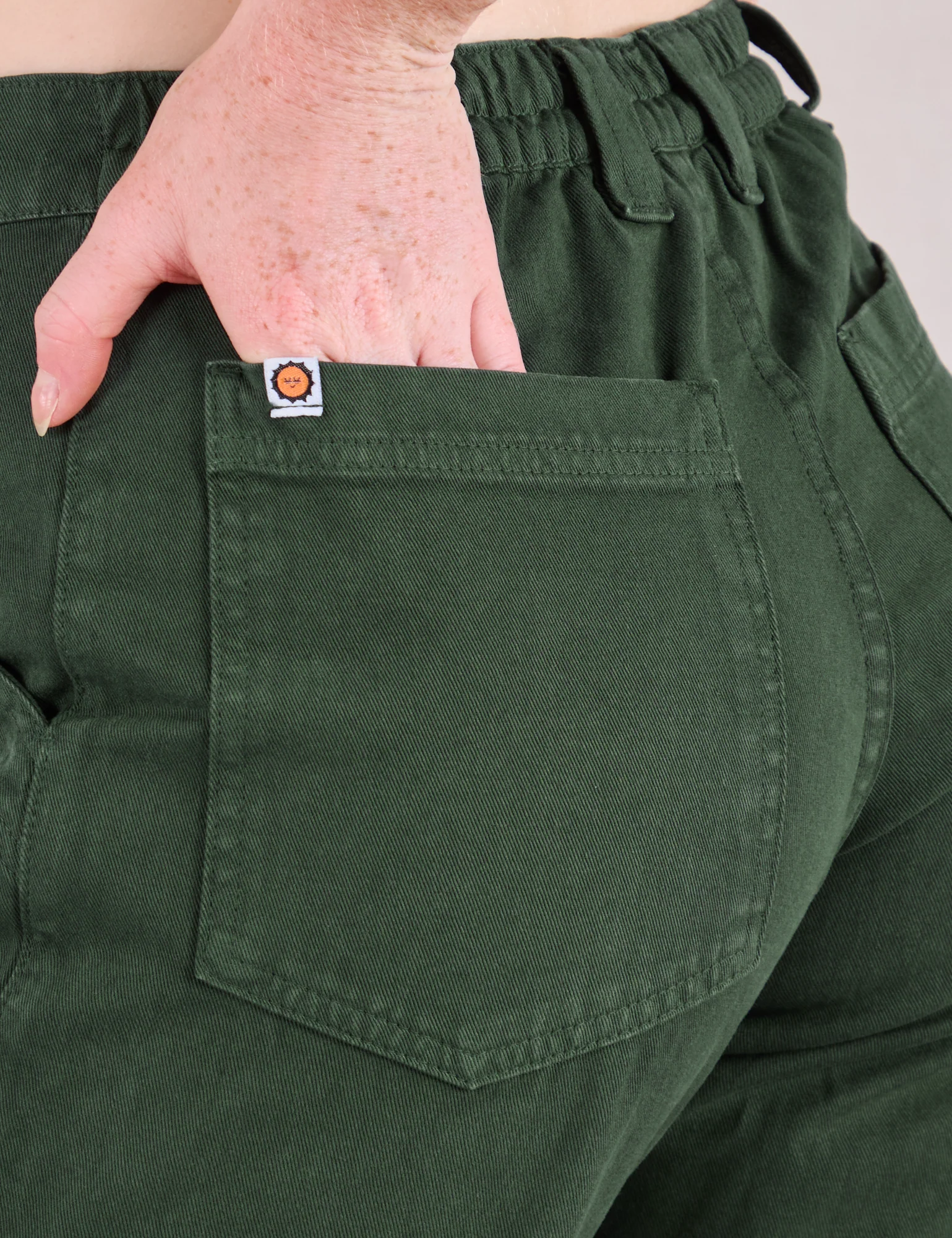 Mid-Rise Work Pants - Swamp Green - Image 8