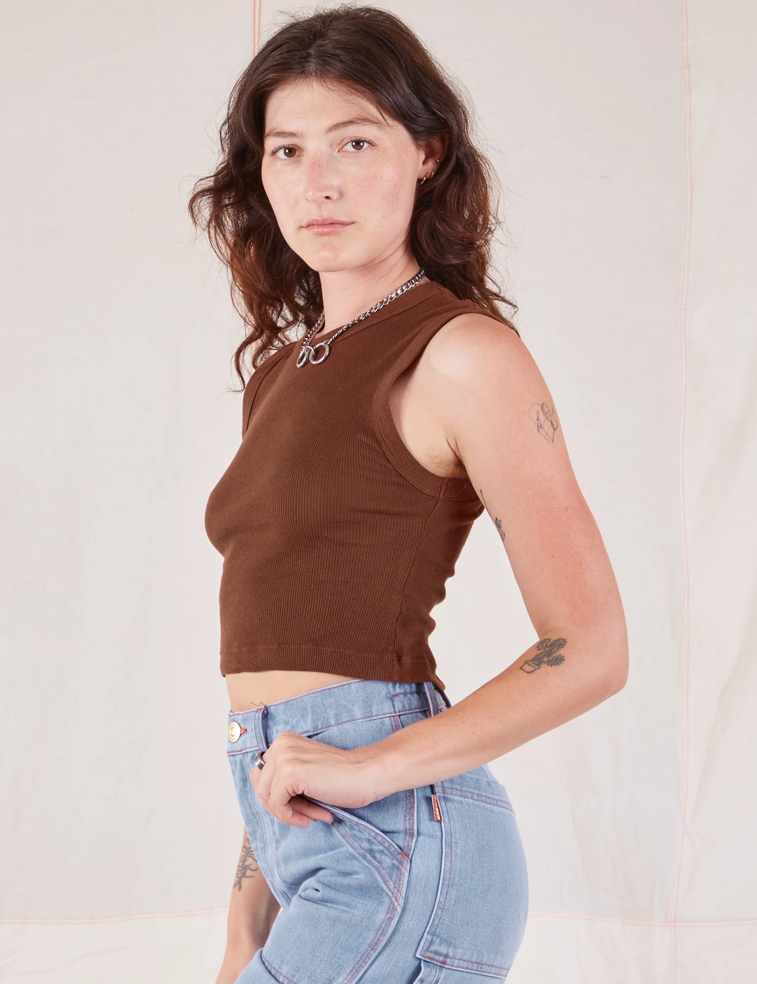 Muscle Tee - Fudgesicle Brown - Image 11