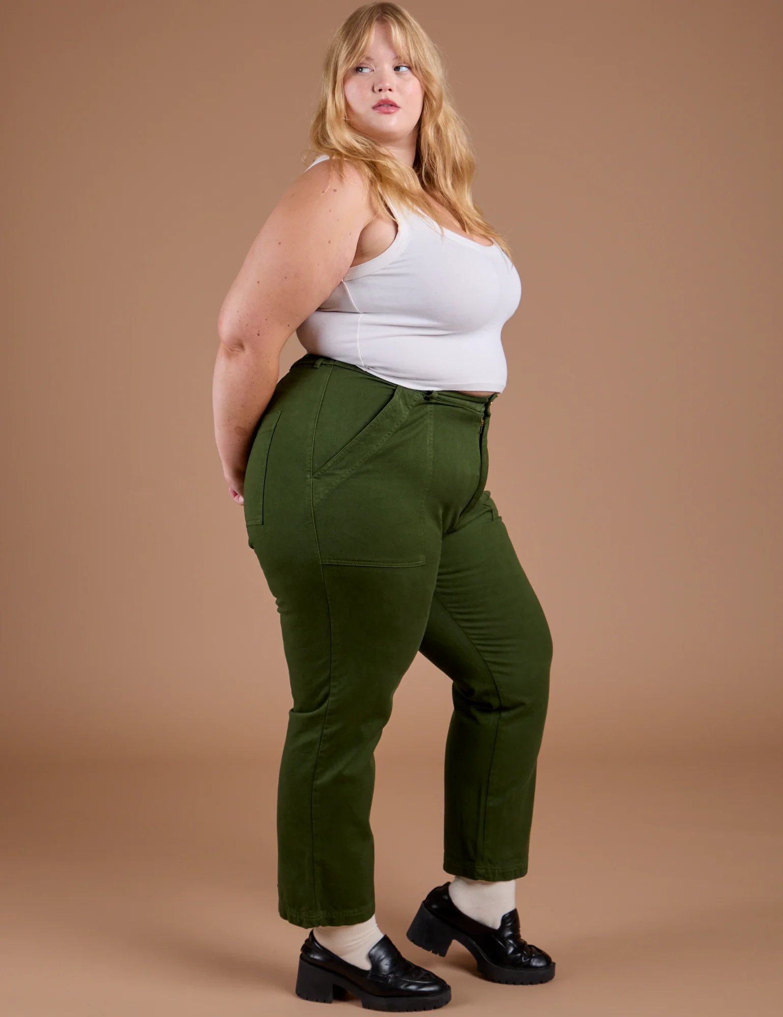 Organic Work Pants - Evergreen - Image 14