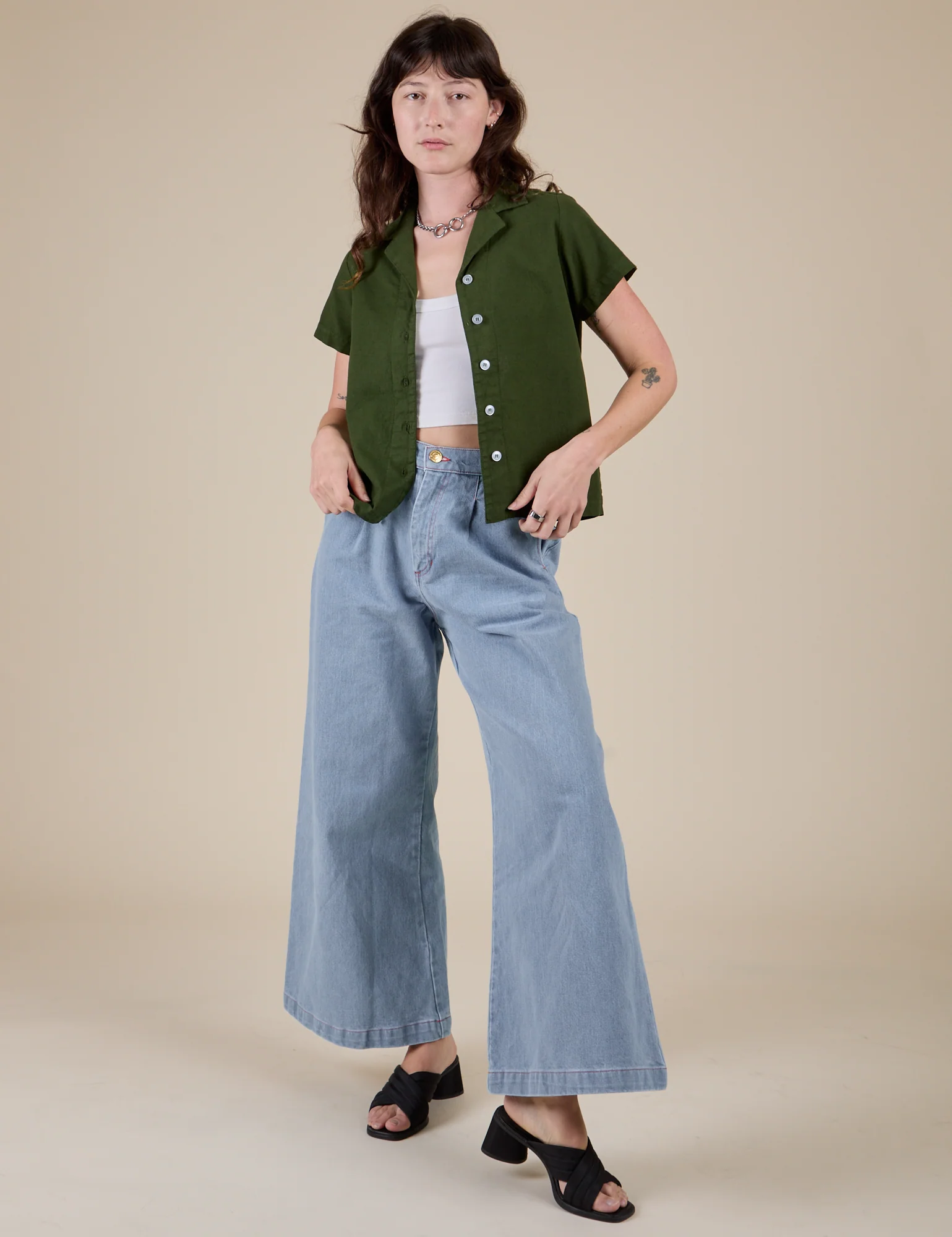 Pantry Button-Up - Evergreen - Image 10