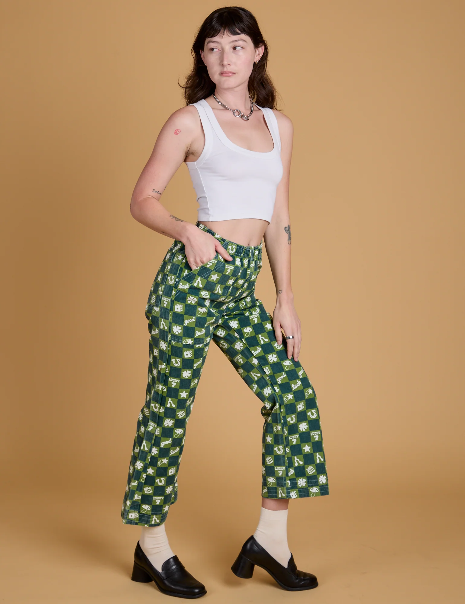 Printed Action Pants - Lucky (Green) *FINAL SALE* - Image 11