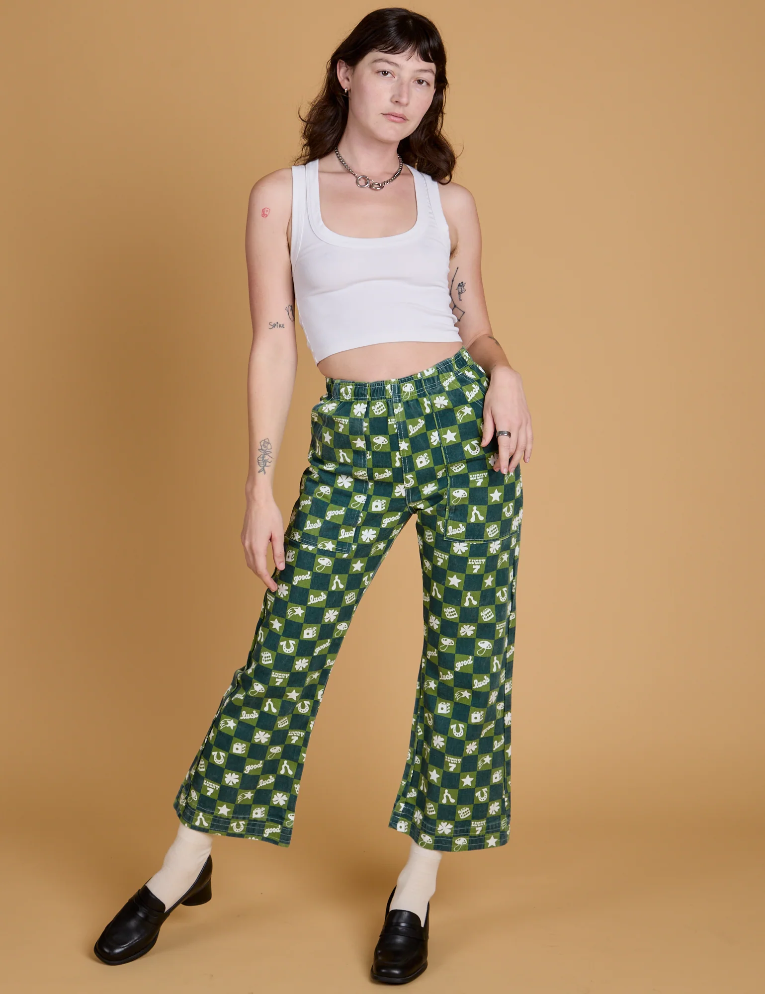 Printed Action Pants - Lucky (Green) *FINAL SALE* - Image 9