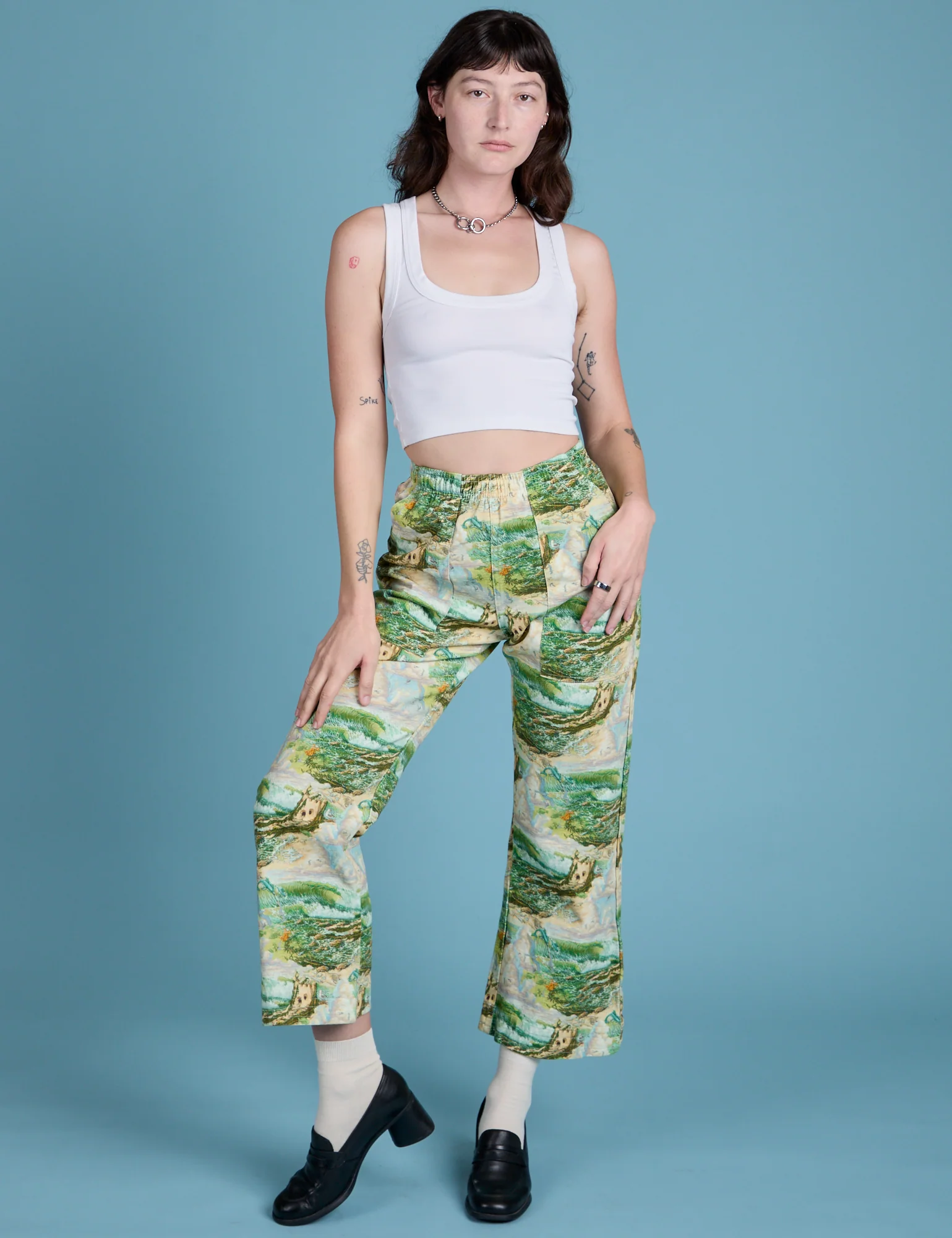 Printed Action Pants - Ocean & Sky *FINAL SALE* - Image 12