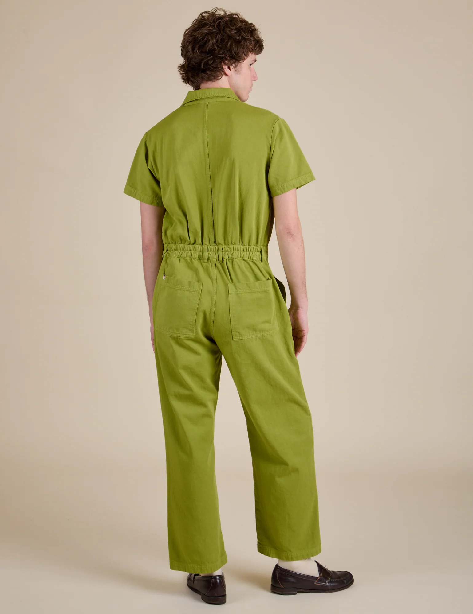 Short Sleeve Jumpsuit - Gross Green - Image 21