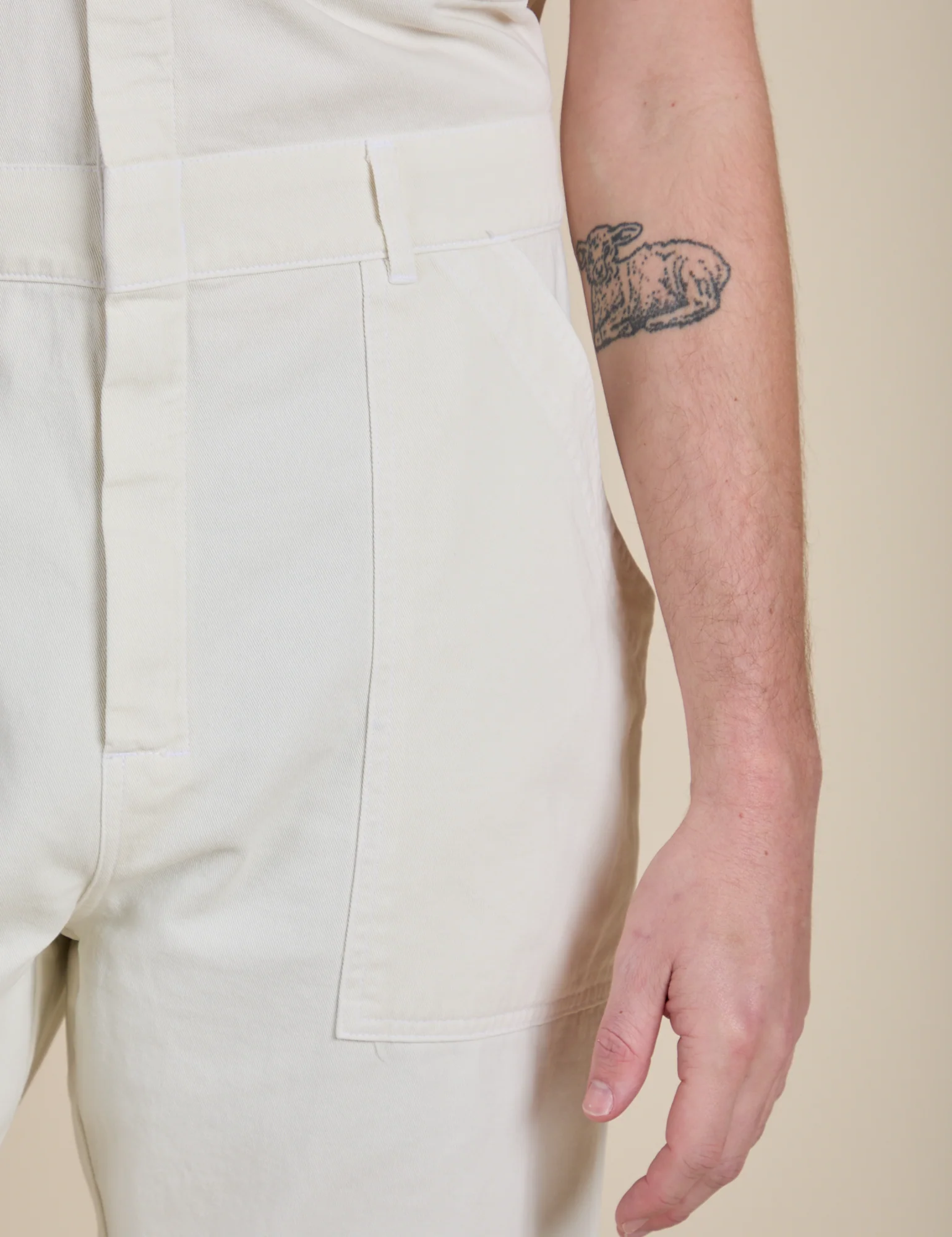 Short Sleeve Jumpsuit - Vintage Tee White - Image 20