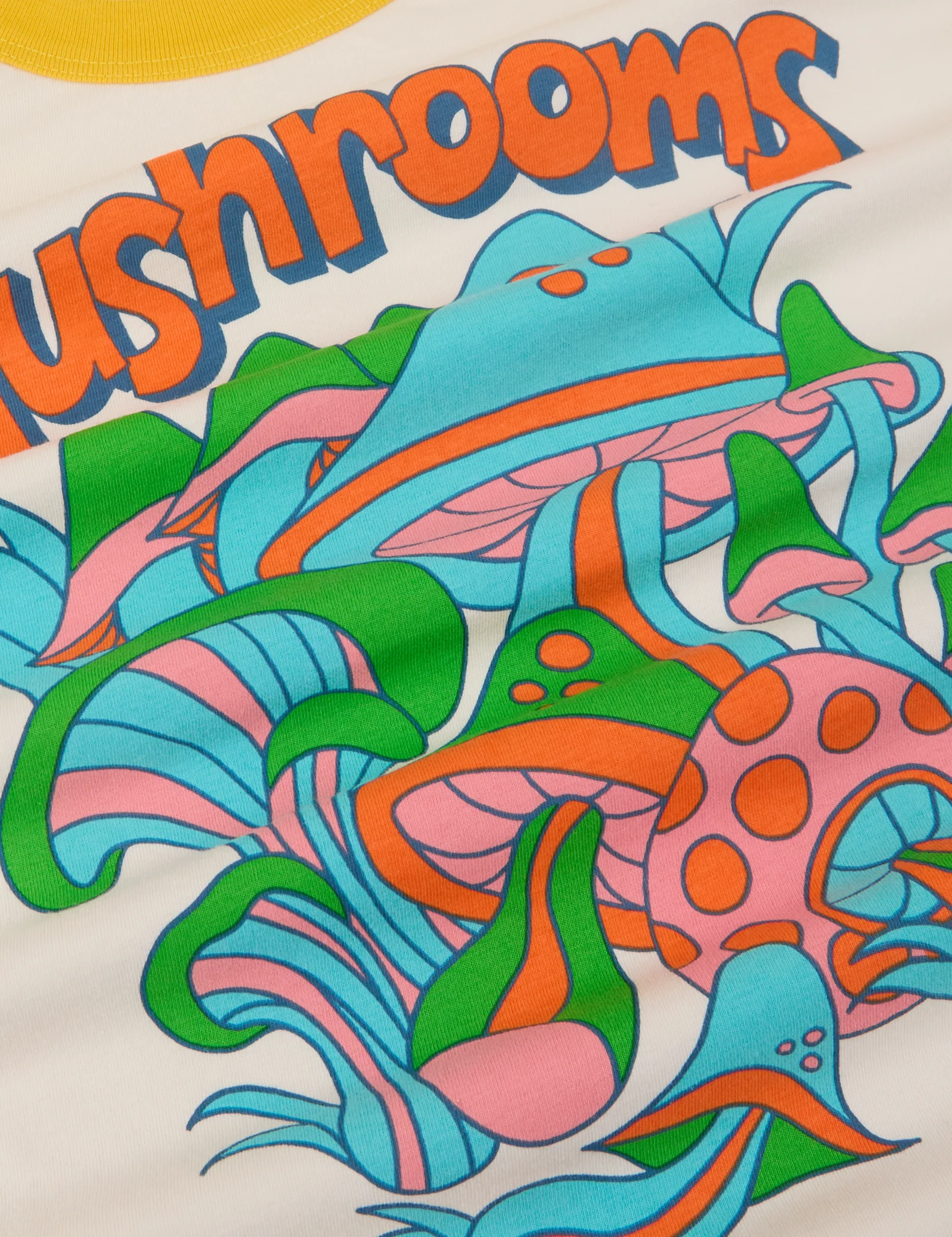 Short Sleeve Raglan Tee - Mushrooms *FINAL SALE* - Image 2