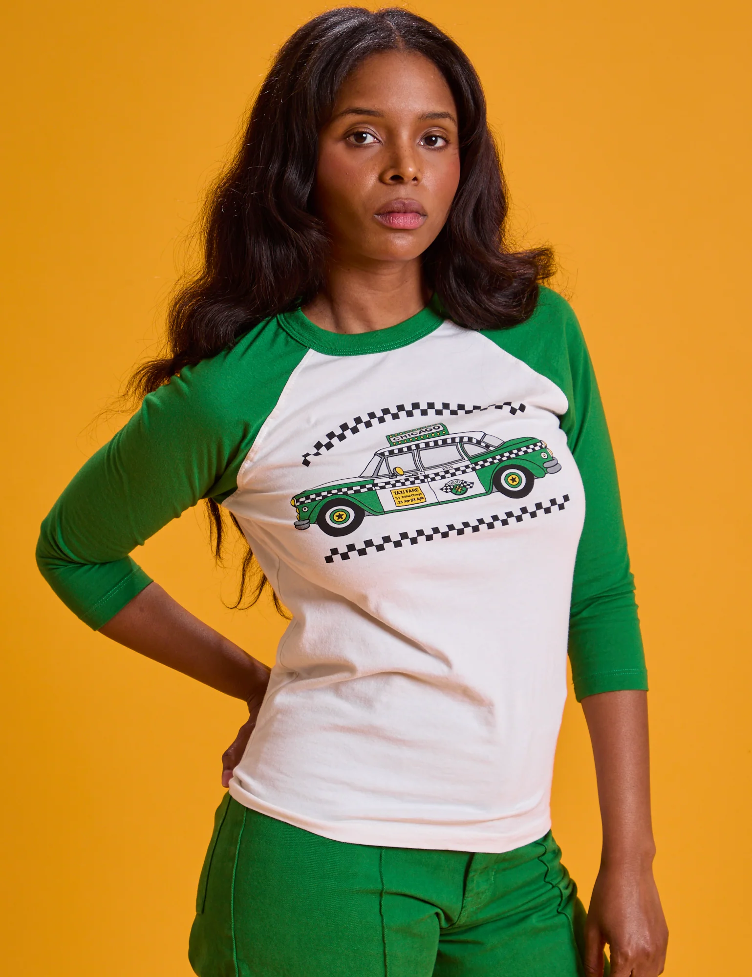 Taxi Raglan Tee - Chicago *FINAL SALE* - Image 15