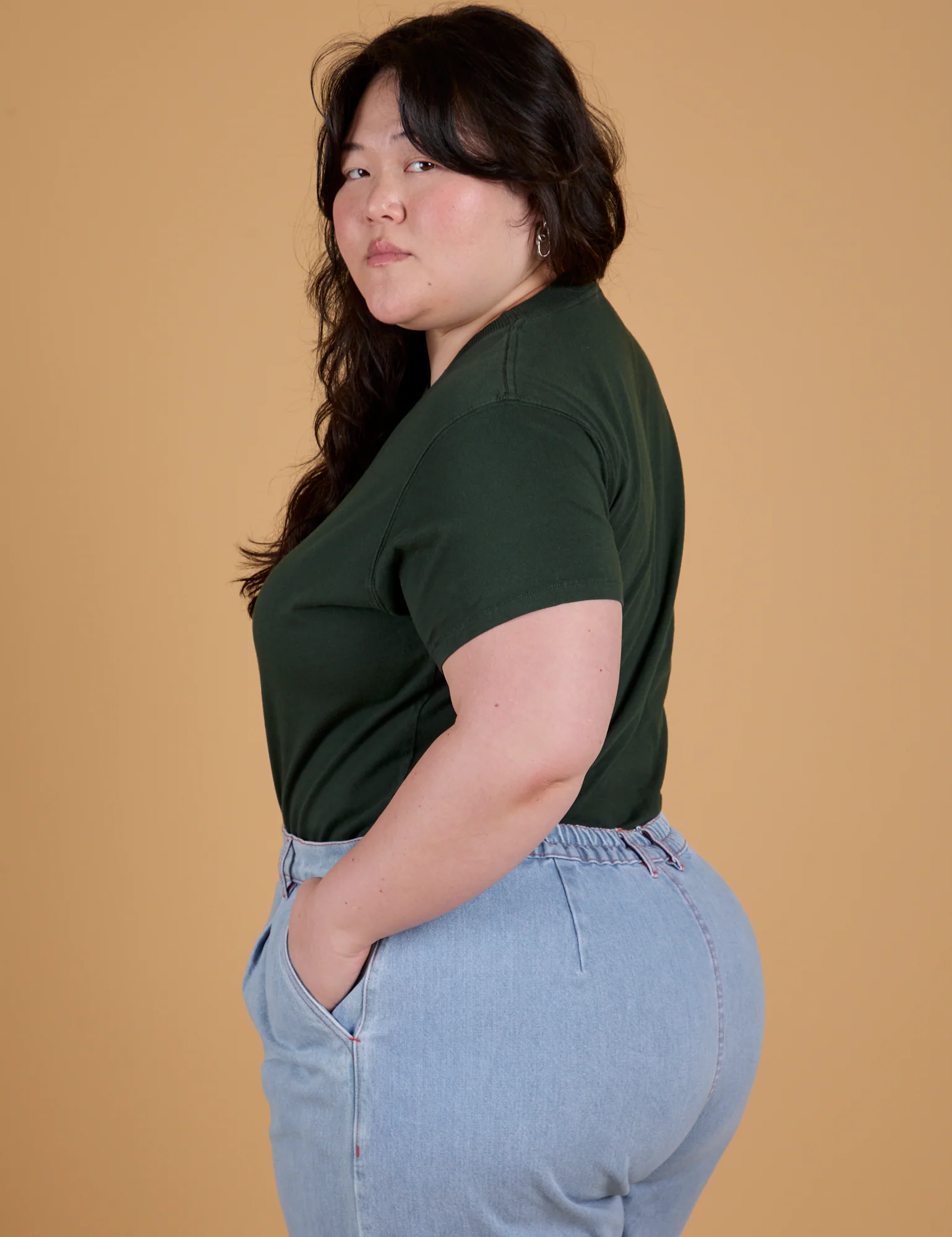 The Organic Vintage Tee - Swamp Green - Image 14