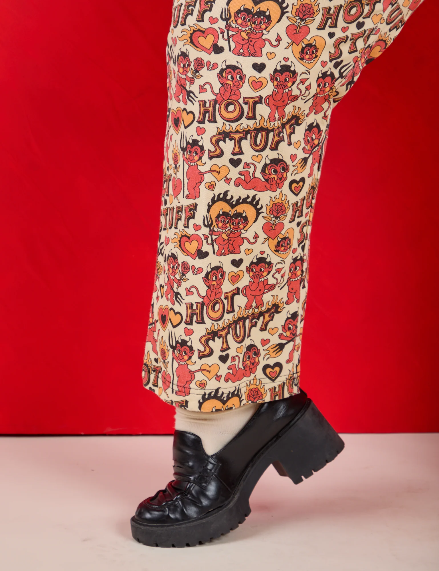 Work Pants - Hot Stuff Print - Image 6