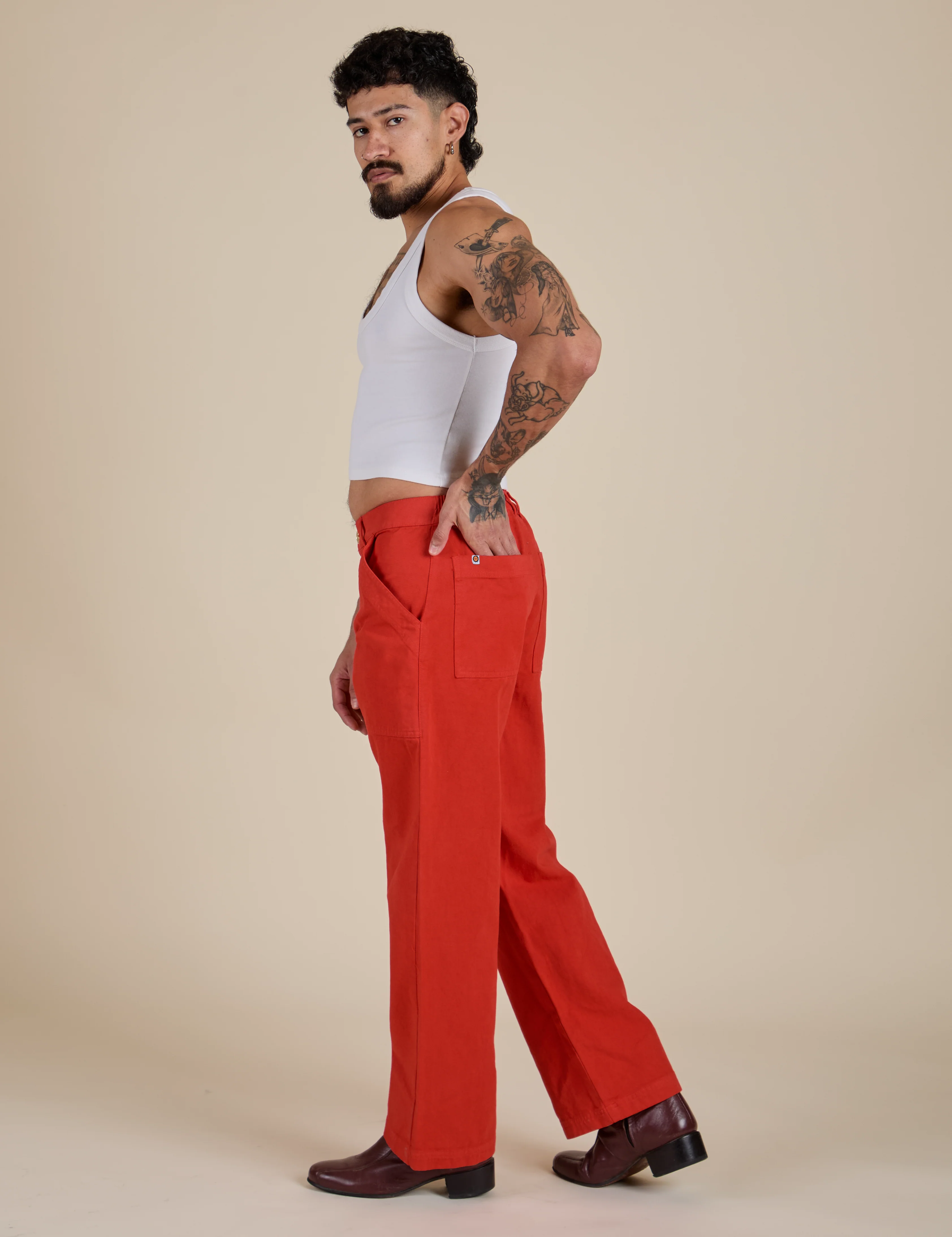 Work Pants - Mustang Red - Image 17