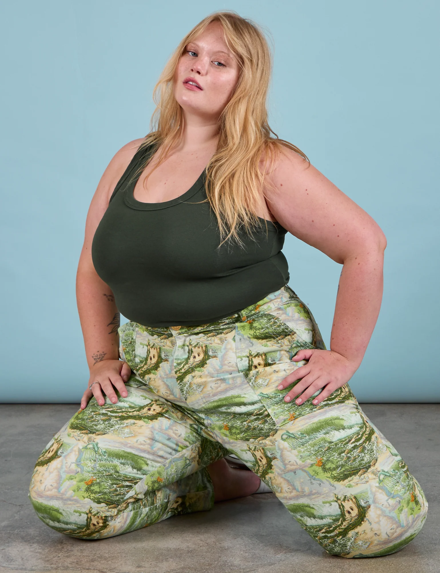 Work Pants - Ocean and Sky *FINAL SALE* - Image 9